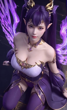 [AI Generated] 紫研 成年版 - 斗破苍穹