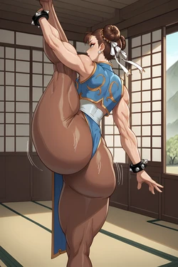 Chun-Li's Sparring Partner Tier 2 (AI Generated)