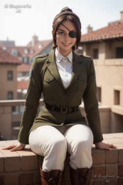 EugenericAI - Hange Zoe - Attack On Titan (AI Generated)
