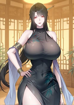[Geldoru] I'm An Evil God - Yan Ruyu (Patreon) [AI Generated] [Decensored] [40P]