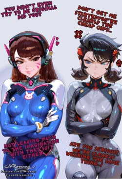 D.va and Peni settle their differences (Mlommy) [AI Generated]