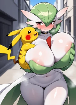 [Nendoroid] Gardevoir x Pikachu (Pokemon) [AI Generated]