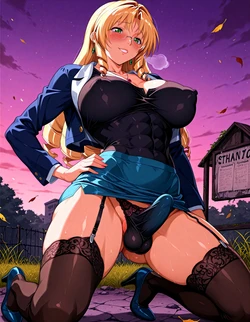 [Ai Waifus] - shiraki futa [AI Generated]