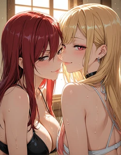 Patreon [KALA AI NSFW] - Erza Scarlet, Marin Kitagawa < Ai generated >