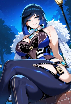 [IceFlower] Yelan #2 [AI Generated]