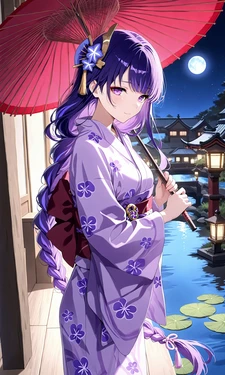 [WaterBrother]Genshin Impact-Raiden 原神-雷神 [Ai Generated]