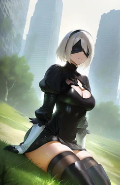 (Flowersbeautiful) 4a12.2B BBC NieRAutomata【215p】[AI Generated]