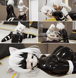 [胧月工坊]Cat latex restraint1-3