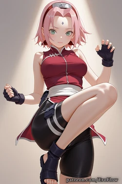 [EroFlow] Sakura Haruno (Naruto) [AI Generated]
