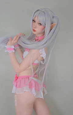 Celebi cosplay - Frieren swimsuit
