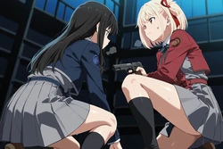 [Amakawa is reflecting.] [Lycoris Recoil]Mission failed Takina Inoue 320p [AI Generated]