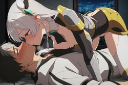 [Amakawa is reflecting.] [From Old Country Bumpkin to Master Swordsman]  290p The night I became one with my beloved disciple Allucia  [AI Generated]