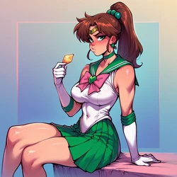 [AI Generated] Sailor Jupiter - Sexy Powers (Poosan)