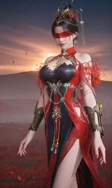 [AI Generated] 永劫无间-宁红叶赤皓新囍