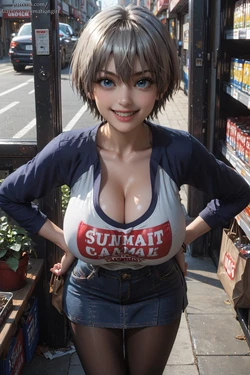 [Patreon] [AiASAG] [4K] 🍈energetic girl🍈 - Preview [AI Generated]