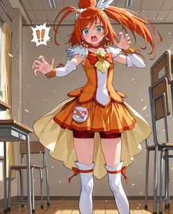 Precure sunny taken to iseikai [AI Generated]