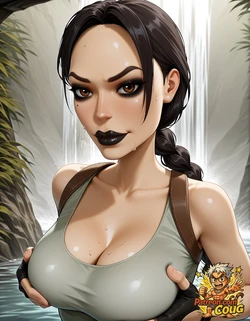 Lara Croft (gothic version) | Tomb Raider parody [AI Generated]