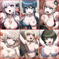 [Nizigami (92443271)] Danganronpa's girls - bikini (303p) (AI Generated) (Booth)