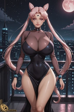 [ByTheBroken1] "Black Lady" From "Sailor Moon" [AI Generated]