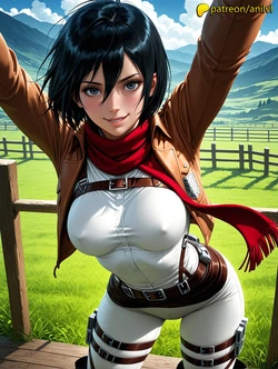 [Anilvl] Mikasa Ackerman - Attack on Titan [AI Generated]