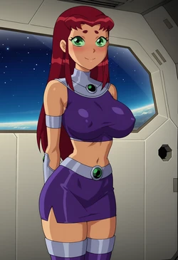 [AIndroidParanoid] Starfire (Teen Titans) [AI Generated]