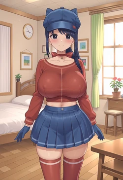 [AIndroidParanoid] Cool Mita (MiSide) [AI Generated]