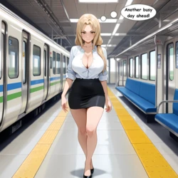 Tsunade Office Lady [AI Generated] [Naruto]