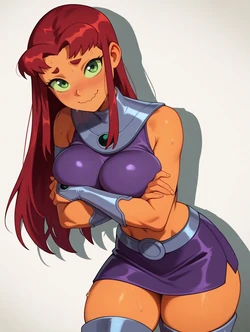 Starfire | Undressing Game Rewards - WaifuInvoker [Ai Generated]