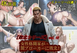 【majutsushi proton】【haiboku series Vol.10】josei kakutouka ga yami broker ni haiboku! [AI Generated]