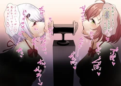 [9x2] ひ●しぃの過激●●舐めASMR配信…❤️🧡 (にじさんじ)