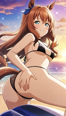 Maruzensky's birthday beach date [AI Generated]