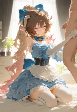 [AI's Neko] Eyjafjalla - Arknights (2.7) [AI Generated]