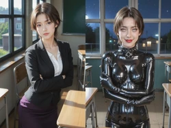 女教師紫花子～人格崩壞強制改造～(ongoing) [AI Generated]