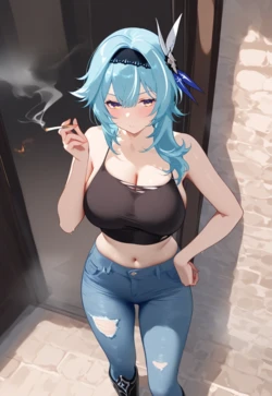 [Pixiv | Patreon] [Kirito5121] Eula Street [AI Generated]