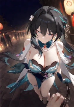 [Pixiv | Patreon] [Kirito5121] Ruan Mei Night [AI Generated]