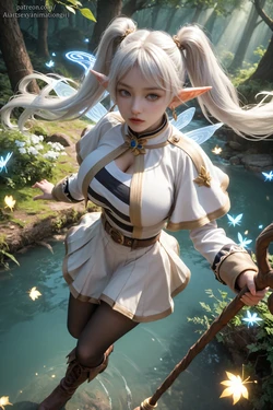 [AI Generated] Elf magicianl