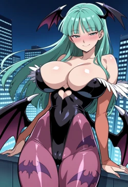 [AIndroidParanoid] Morrigan Aensland (Darkstalkers) [AI Generated]