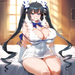 hestia (Danmachi) [darkmagic] [ai generated]