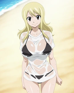 Lucy Heartfilia BBC Beach [AI Generated]