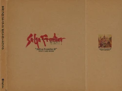 SAGA FRONTIER 2 II POSTCARD ART BOOK