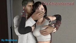 [MoxAmus] Tifa Chloroformed + Bonus Image Set