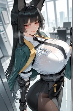 [Miyu] Hoshimi Miyabi: Shh… Close the Door [AI Generated]