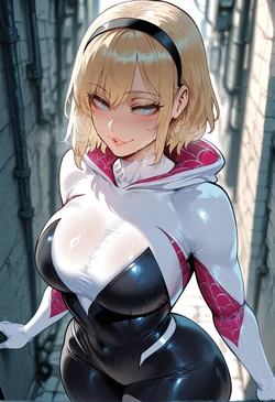 [Miyu] Spider-Gwen: Caught in Her Own Web [AI Generated]