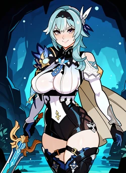 Eula x Lavachurl  [SplashBrush Style] [AI Generated]