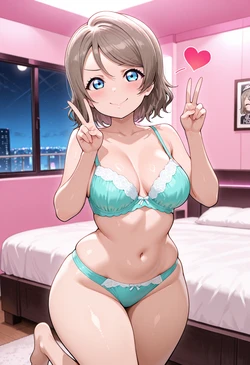 [Nankoai] Watanabe You {underwear) (AI Generated)