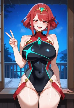 [IceFlower] Pyra #2 (+ bonus Mythra) [AI Generated]