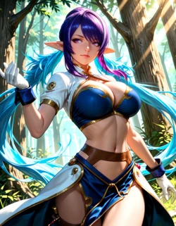 [AI Generated] Judith, Dragon RIder