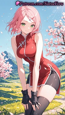 [NatsuYoru] Sakura Haruno (Naruto) [AI Generated]