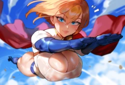 Power girl BBC bonus darkmagic ai generated