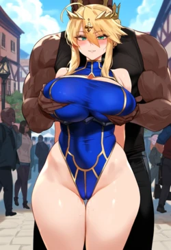 Artoria lancer BBC bonus darkmagic ai generated